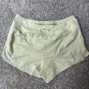 Athleta 3.5” run with it lined shorts. Size small